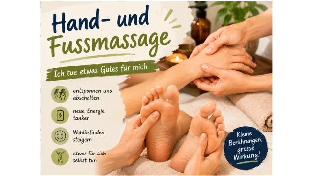 Hand- und Fussmassage - ich tue etwas Gutes für mich