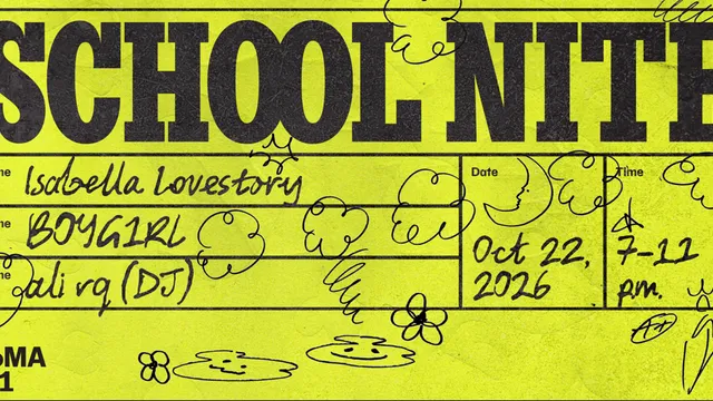 School Nite: Isabella Lovestory, B0YG1RL, Ali RQ (DJ)