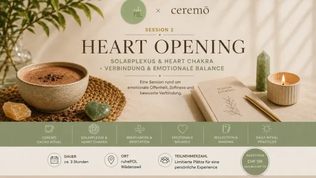 Cacao, Solarplexus & Heart Chakras und Daily Rituals