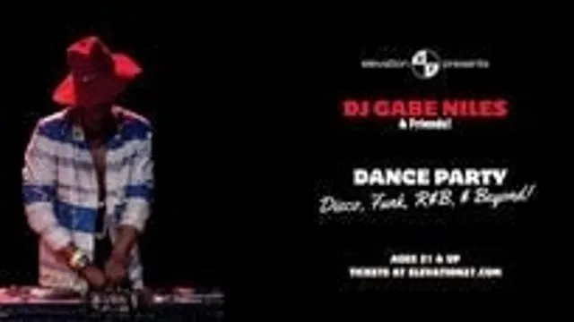 DJ Gabe Niles Dance Party: Disco & Beyond (Ages 21 & Up)