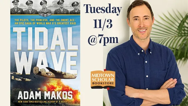 An Evening with ADAM MAKOS, Author of TIDAL WAVE