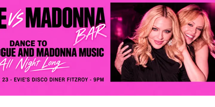 Kylie X Madonna Bar Melbourne