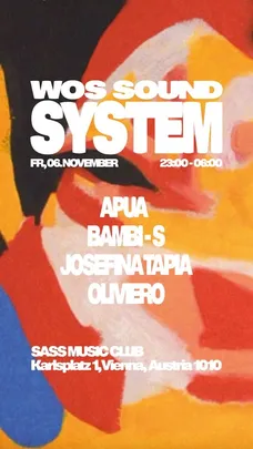 WOS Soundsystem invites Josefina Tapia