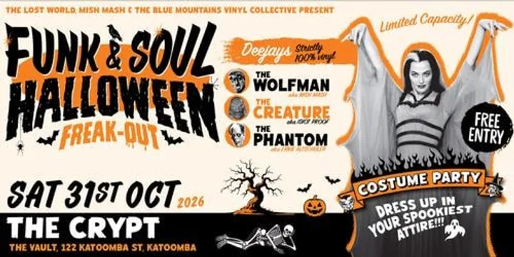 FUNK & SOUL HALLOWEEN @ THE CRYPT 2026