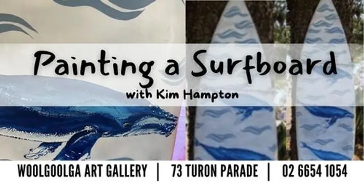 Paint a Surfboard with Kim Hampton - (4 classes) 26T4