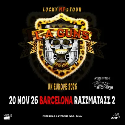 L.A. Guns en Razzmatazz 2, Barcelona 2026