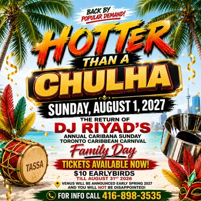 HOTTER THAN A CHULHA - Dj Riyad’s Family Day Ontario Canada CHARISMA