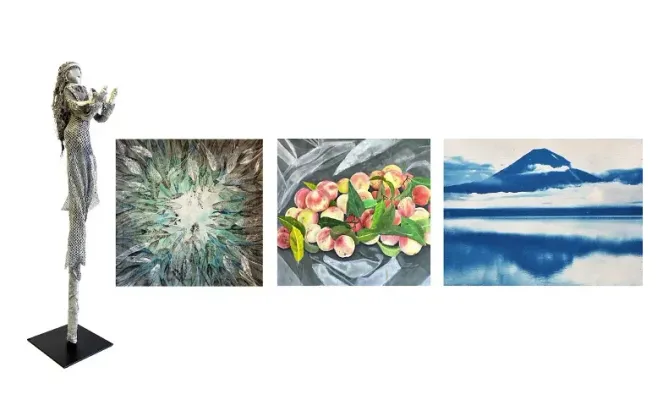 4 Kunstschaffende zeigen Bilder, Drucke und Skulpturen
