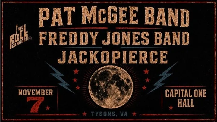 WRC Presents Pat McGee Band, Freddy Jones Band and Jackopierce