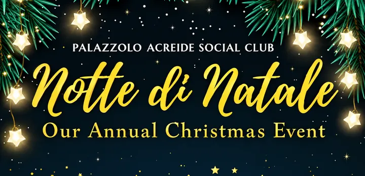 Notte di Natale – PASC Christmas Dinner Event
