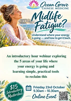 Midlife Fatigue - find out the 5 areas where you lose energy