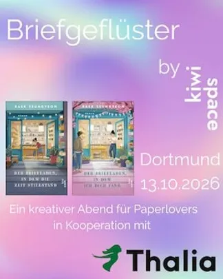 Live bei uns ein Kiwi Space Abend "Der Briefladen, in dem ich dich fand"