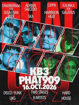 Phat 909: S3PPA, SkA, Adrian S., Harrison Heat, DRABER666 & Sebastian Wibe, GALATIUS & KALINKA