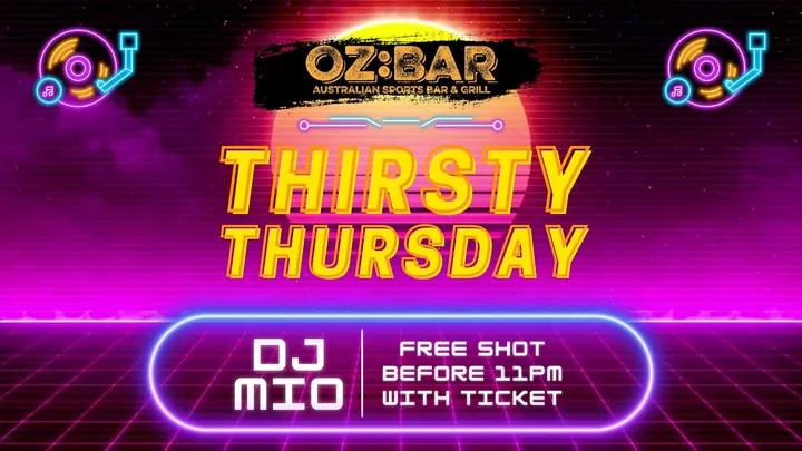 THIRSTY Thursdays | Mio (UK) | OZ:BAR | 15.10.26