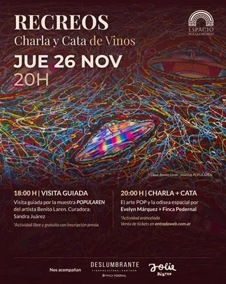 RECREOS CHARLA Y CATA DE VINOS