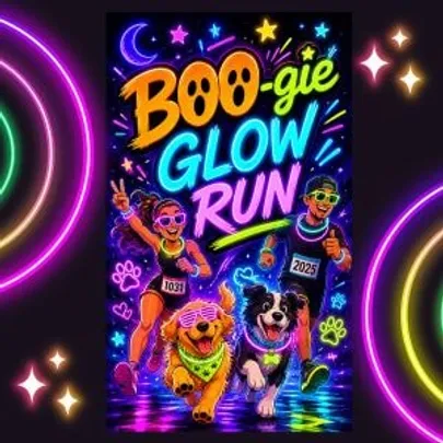 BOO-gie Glow Run 5K 10K Half Marathon - SummerWeen Series by Califlow Runs