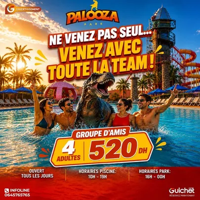Une journée piscine entre amis vous attend à Palooza Park