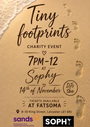 Tiny footprints music event