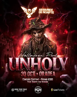 UNHOLY / Halloween Party @ NOX, Oradea
