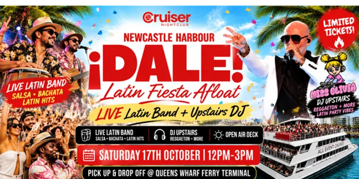 DALE! | LIVE Latin Band | Latin Boat Party | Newcastle Harbour