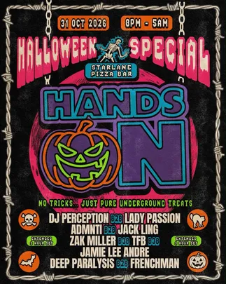 HANDS ON: Halloween Special feat. ADMNTi, DJ Perception, Lady Passion & Jack Ling