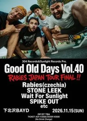 Rabies Japan Tour 2026 下北沢公演