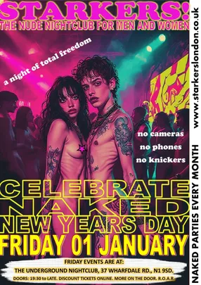 Starkers! New Year Nude Party