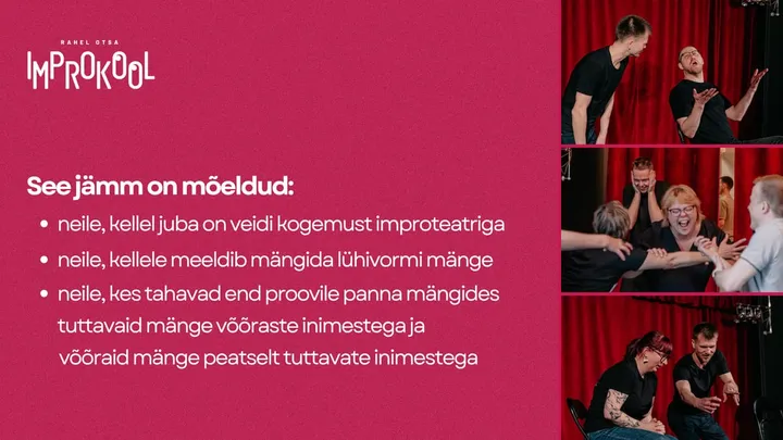 Improteatri jämm improtajatele!