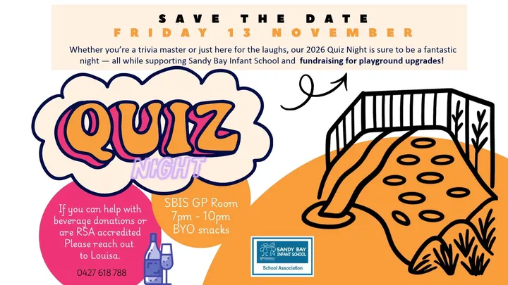 Sandy Bay Infant School Trivia Night 2026