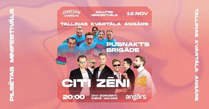 Ballītes minifestivāls: Pusnakts Brigāde un Citi Zēni
