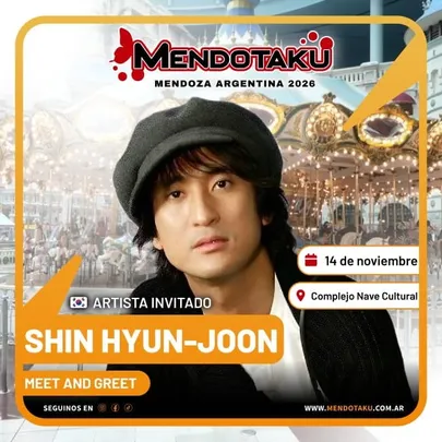 SHIN HYUN JOON EN MENDOTAKU 2026 MEET & GREET