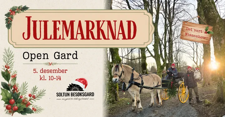 Open Gard med Julemarknad
