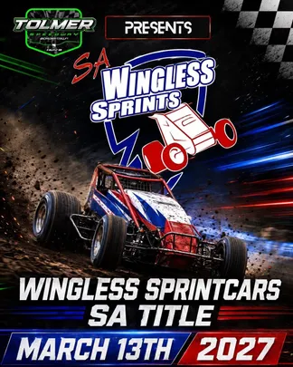 WINGLESS SPRINTCARS SA TITLE - 13TH MARCH 2027