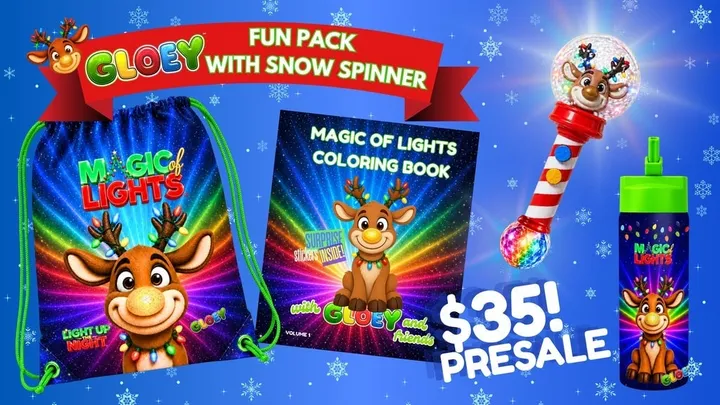 Magic Of Lights: Gloey Fun Pack with Snow Spinner