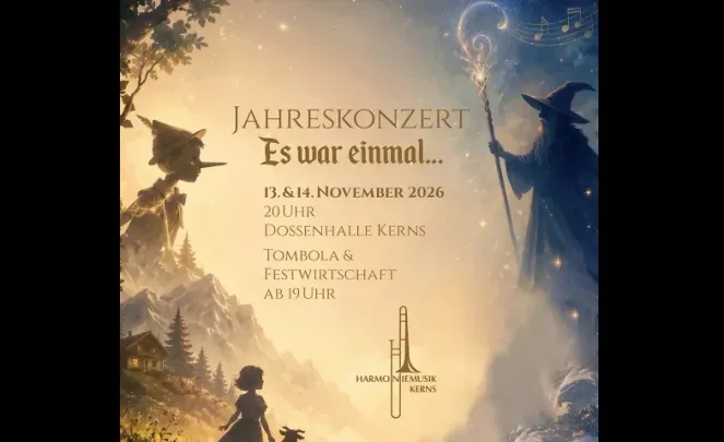 Jahreskonzert der Harmoniemusik Kerns