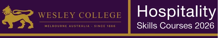 Wesley College Hospitality Skill Courses 2026