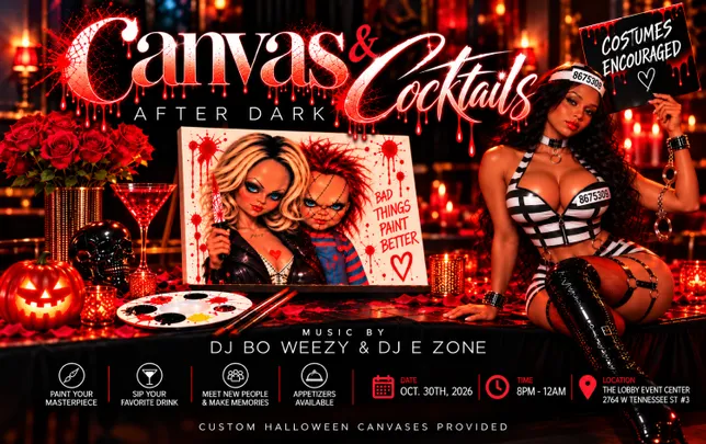 Canvas & Cocktails / After Dark / Halloween Edition