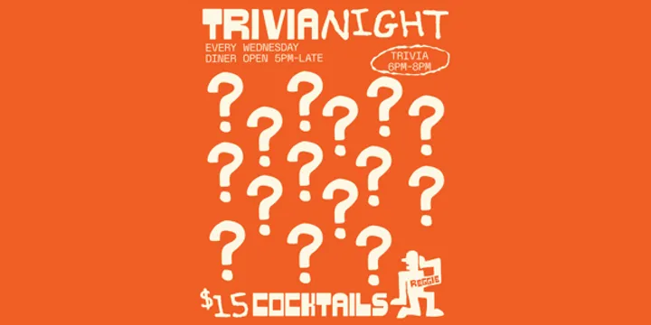Trivia night at Reggie - 11/11/26