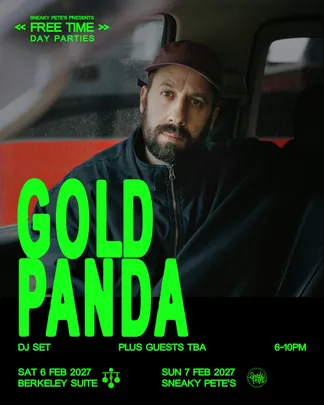 Gold Panda: Free Time - Edinburgh