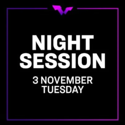 Night Session Ticket | Tue. 3 NOV | Round of 32 | 5 Matches