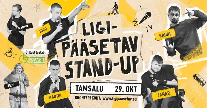 Tamsalu TASUTA komöödia õhtu: “Ligipääsetav stand-up”