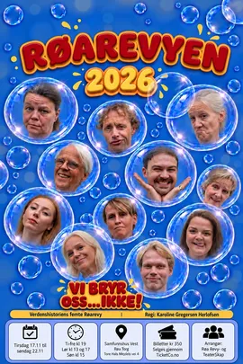 Røarevyen 2026 - Vi bryr oss - IKKE!