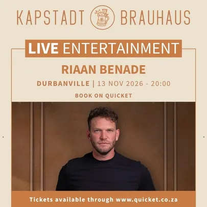 Riaan Benade live by Kapstadt Brauhaus Durbanville