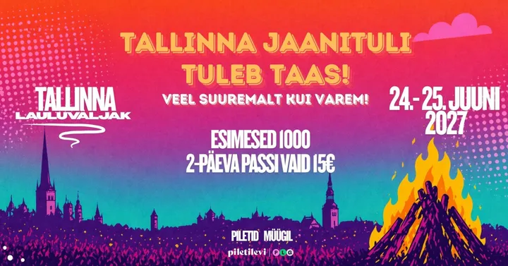 Tallinna Jaanituli 2027 / Päevapilet