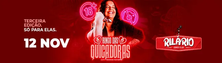 BINGO DAS QUICADORAS 3° EDIÇÃO (SOMENTE PARA MULHERES) EM TUBARÃO - SC