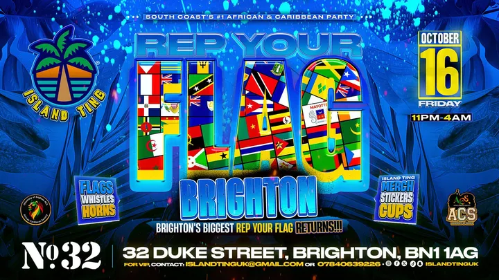 Rep Your Flag Brighton 🌴 (Island Ting) 🔥