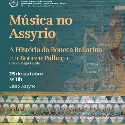 Música no Assyrio - A História da Boneca Bailarina e o Boneco Palhaço com o Mago Fausto