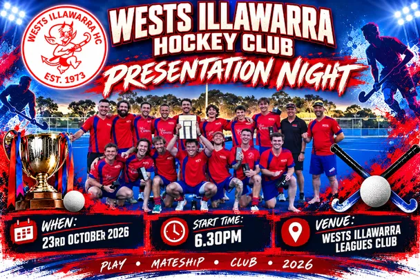 2026 Wests Illawarra Hockey Club Presentation night