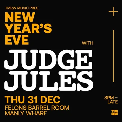 Judge Jules - NYE - SYDNEY