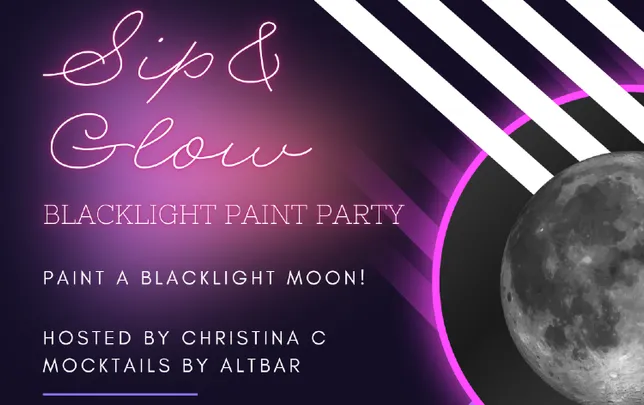 Sip & Glow: Blacklight Paint Party